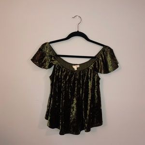 Active USA - Off the Shoulder Babydoll Top